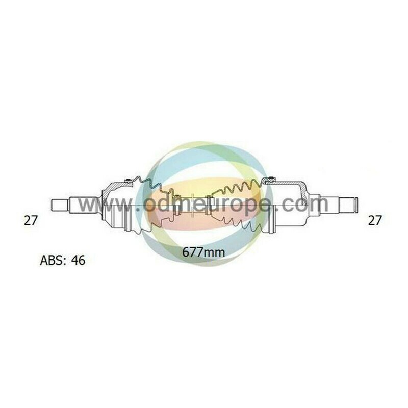 SEMIASSE/ALBERO MOTORE CAMBIO MANUALE Hyundai i30 [GD] da 2012 a 2020 / ix20 da 2010 a 2020