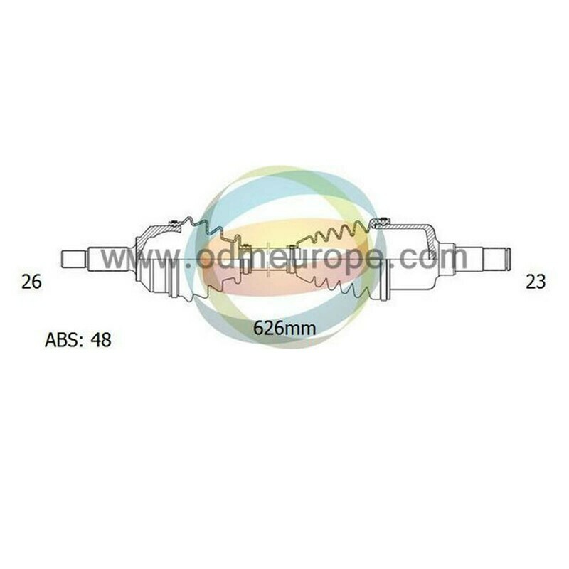 SEMIASSE/ALBERO MOTORE CAMBIO MANUALE / AUTOMATICO ANTERIORE SINISTRO Toyota	Celica [T20] da 1993 a 2000
