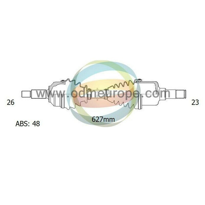 SEMIASSE/ALBERO MOTORE CAMBIO AUTOMATICO Toyota Highlander da 2001 a 2007