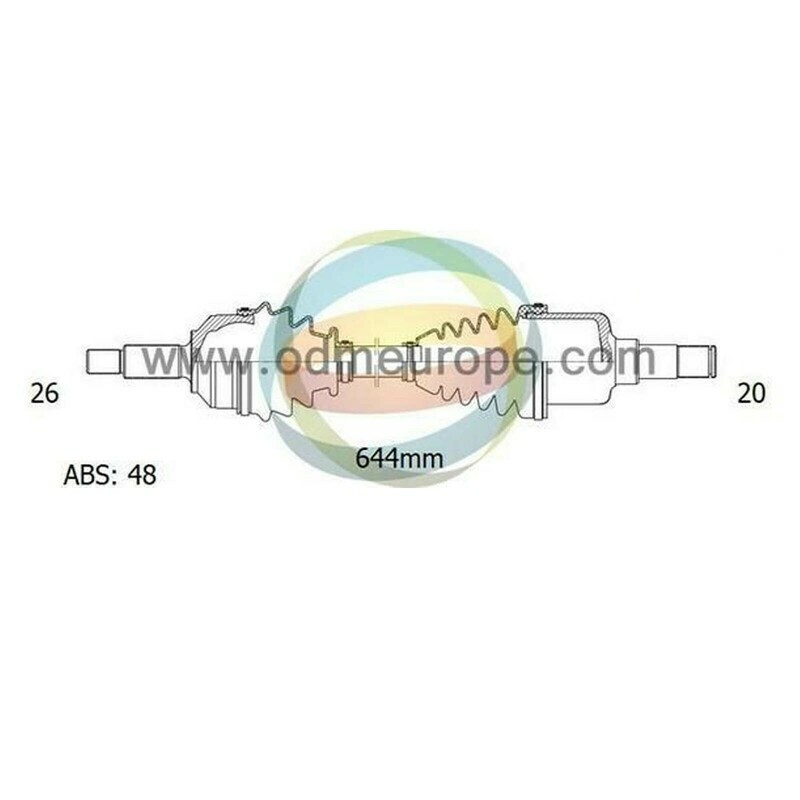SEMIASSE/ALBERO MOTORE CAMBIO MANUALE Toyota Matrix da 2002 a 2004