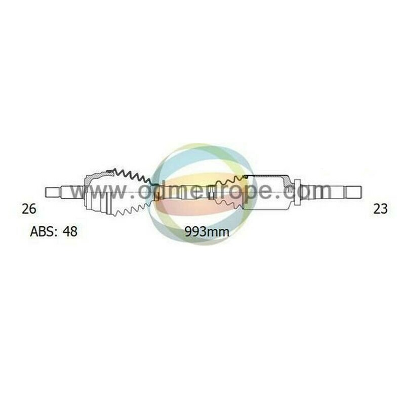SEMIASSE/ALBERO MOTORE CAMBIO AUTOMATICO Lexus RX300 da 2000 a 2003