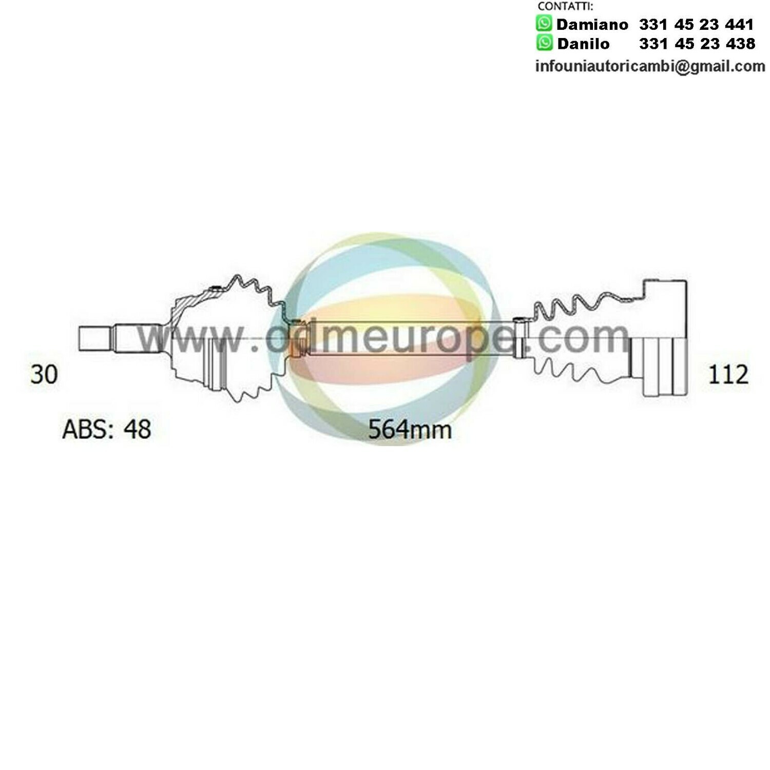 SEMIASSE/ALBERO MOTORE CAMBIO AUTOMATICO Lexus RX300 da 1998 a 2003