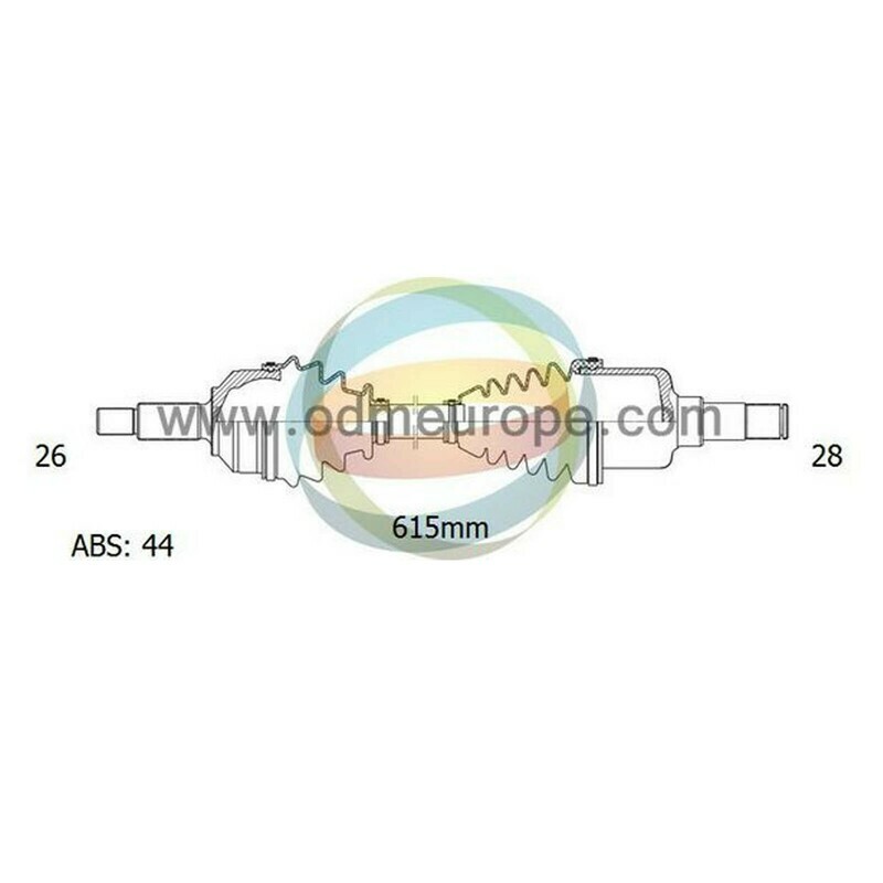 SEMIASSE/ALBERO MOTORE CAMBIO MANUALE ANTERIORE SINISTRO Kia Shuma da 1997 a 2001
