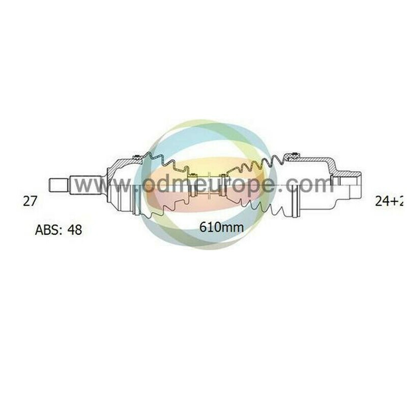 SEMIASSE/ALBERO MOTORE CAMBIO MANUALE / AUTOMATICO Hyundai Tucson da 2004 a 2011 / Kia Sportage	da 2004 a 2020