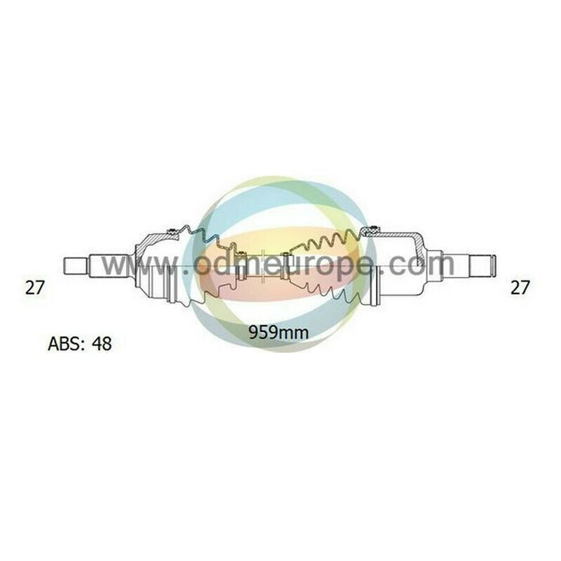 SEMIASSE/ALBERO MOTORE CAMBIO MANUALE / AUTOMATICO ANTERIORE DESTRO Hyundai	Tucson da 2004 a 2020 / Kia Carens III da 2006 a 2020 / Sportage	da 2004 a 2020