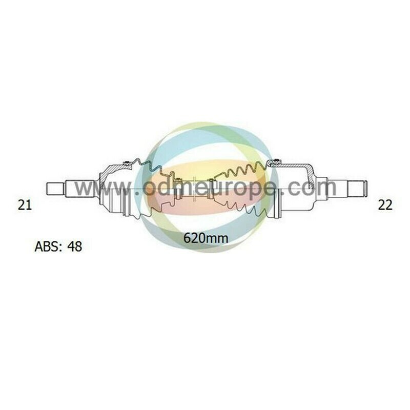 SEMIASSE/ALBERO MOTORE CAMBIO MANUALE ANTERIORE SINISTRO Citroen Saxo da 1996 a 2004 / Peugeot 106 da 1991 a 2005