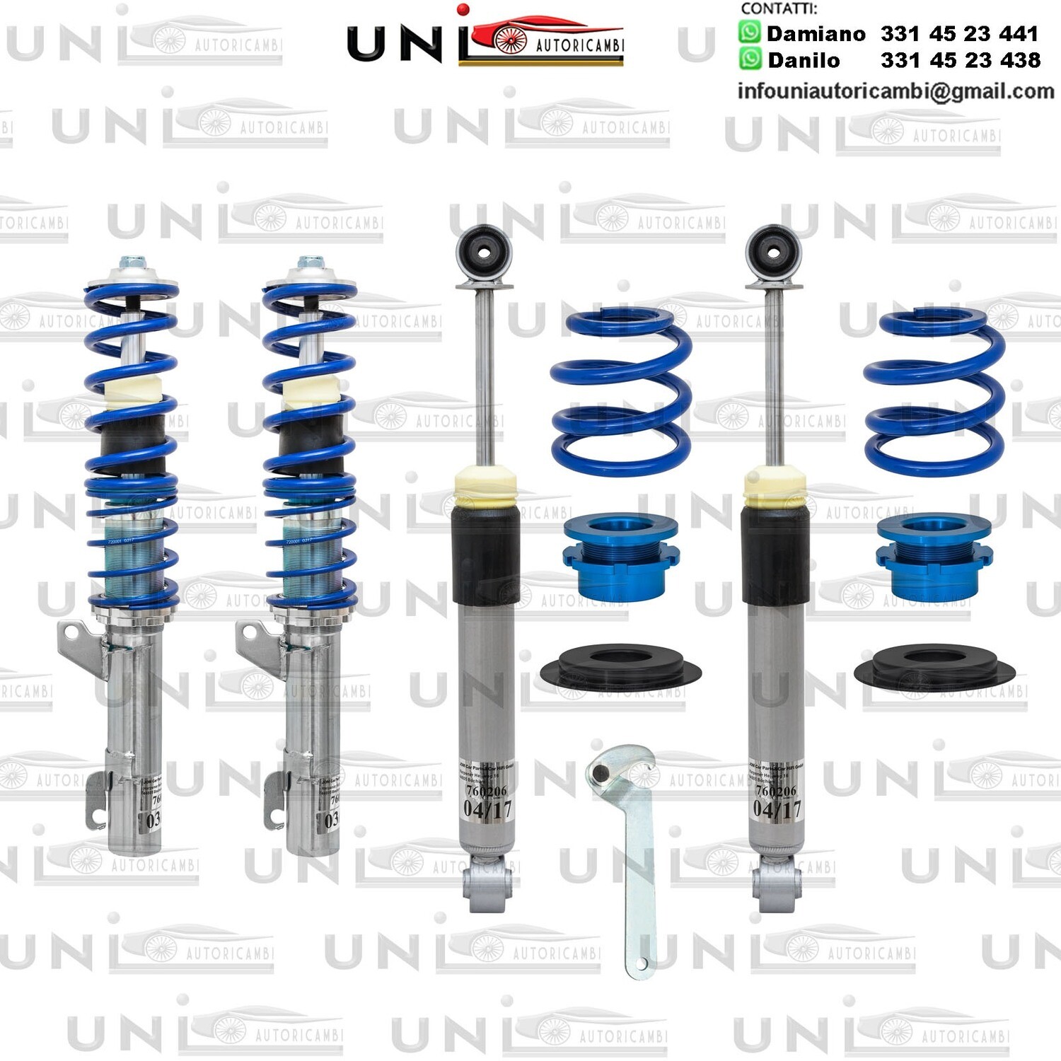 Assetto a Ghiera Regolabile Seat Leon 1M 4Drive da 2000 a 2005