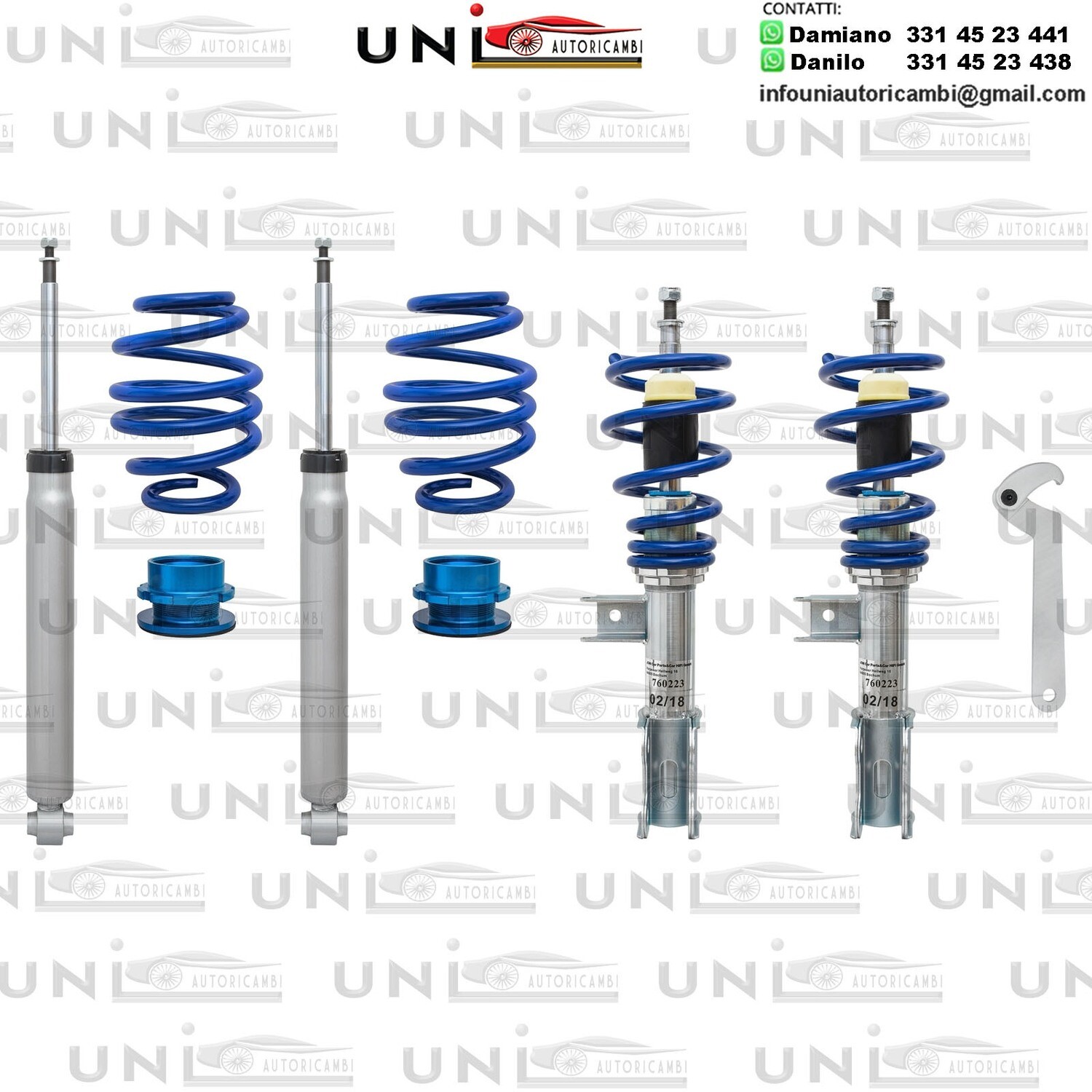 Assetto a Ghiera Regolabile Mercedes Benz Classe B (W246) da 2011 -