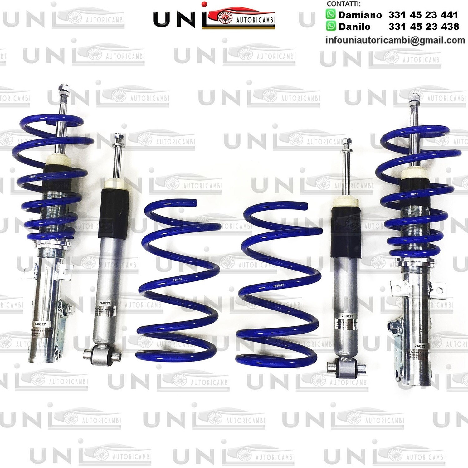 Assetto a Ghiera Regolabile Volvo V70 (S / J) da 03.200 a 07.2007