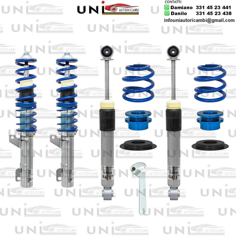 Assetto a Ghiera Regolabile Audi A3 Quattro (8L) da 1996 a 2002