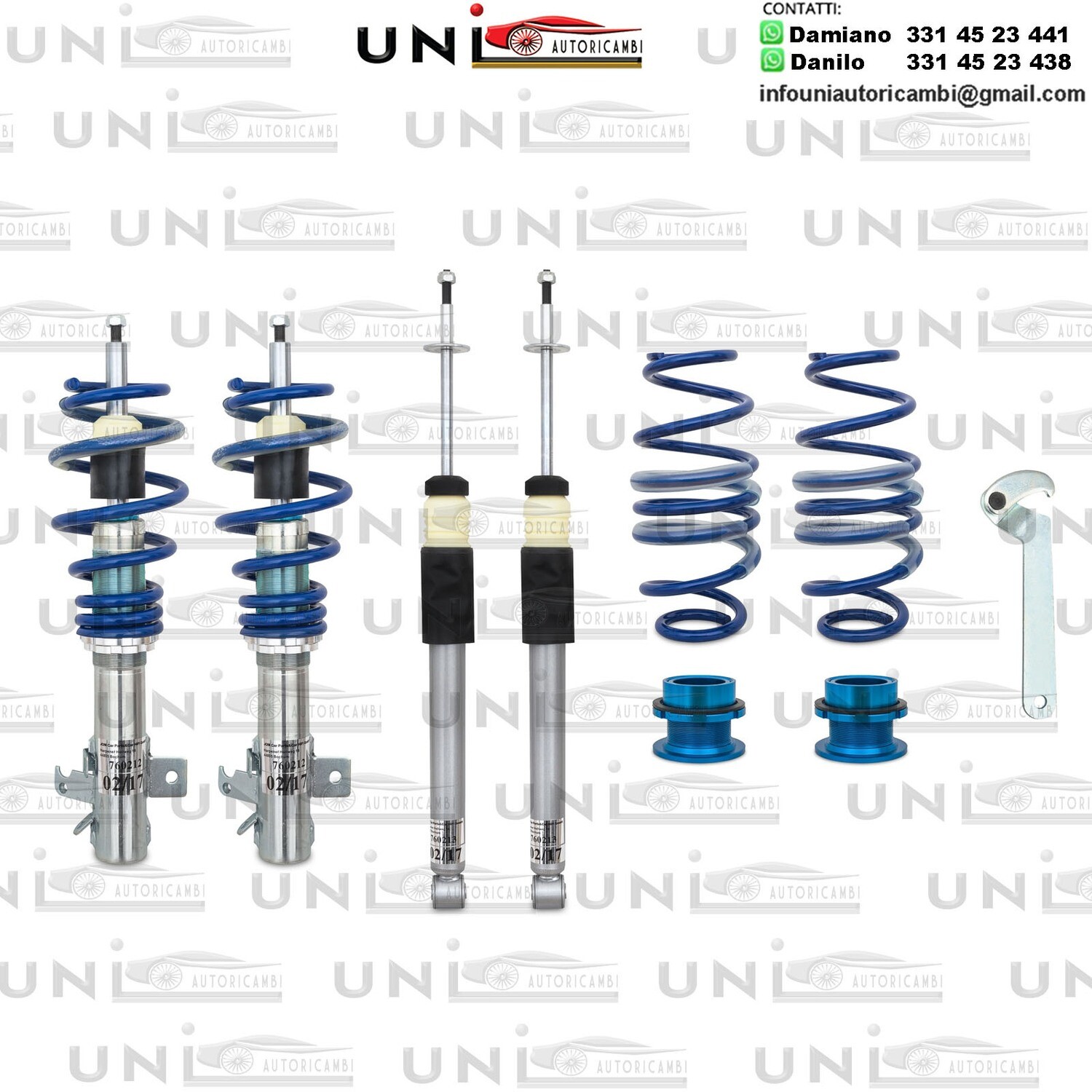 Assetto a Ghiera Regolabile Honda Civic (Fk1, Fk2, Fk3, Fn1, Fn3, Fn4) da 2005 a 2011