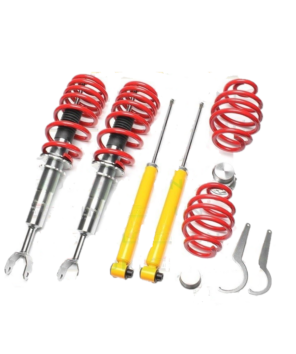 1 x Assetto a GHIERA REGOLABILE per: VW PASSAT 3B 3BG dal 1996-2004 , AUDI A6 4B dal 1998-2005 , SKODA SUPERB dal 2002-2008