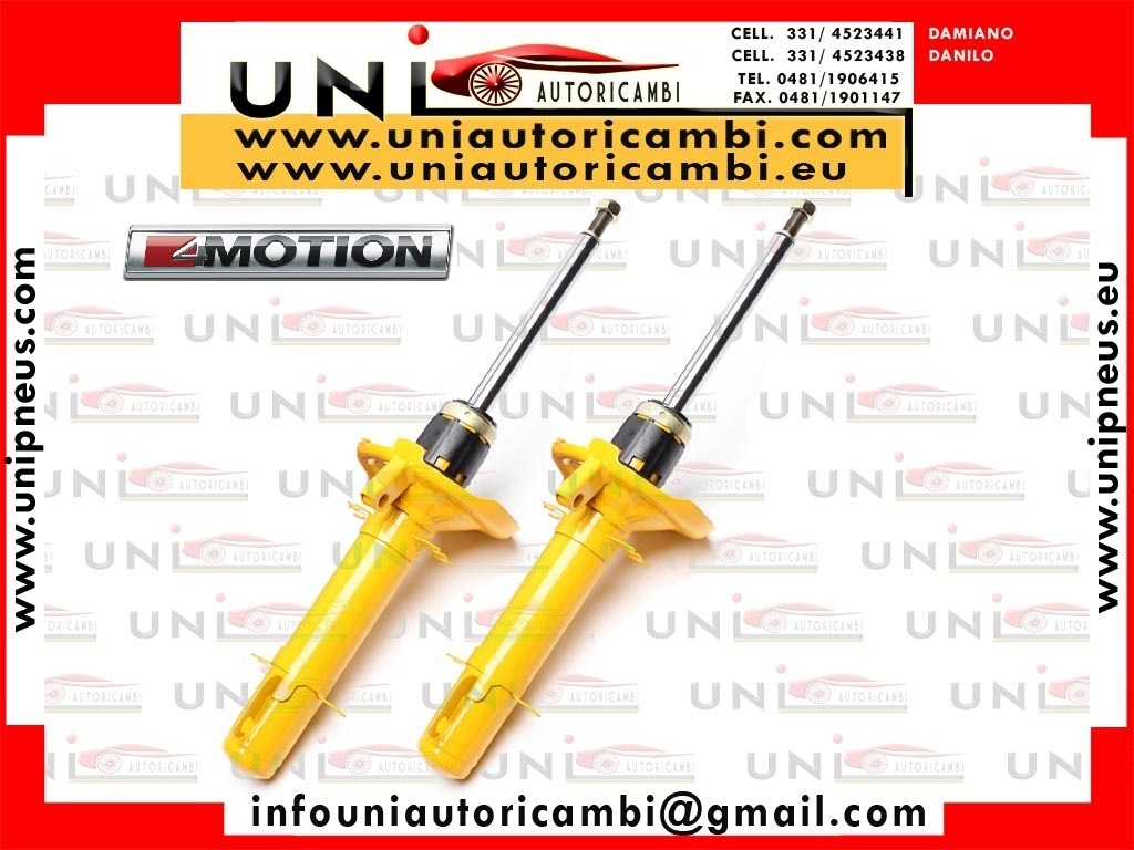 4 AMMORTIZZATORI SPORTIVI PER 4 MOTION - AUDI A3 8L - AUDI TT - SEAT LEON 1M - SEAT TOLEDO II - VW BORA - V4 GOLF 4 - 4 MOTION
