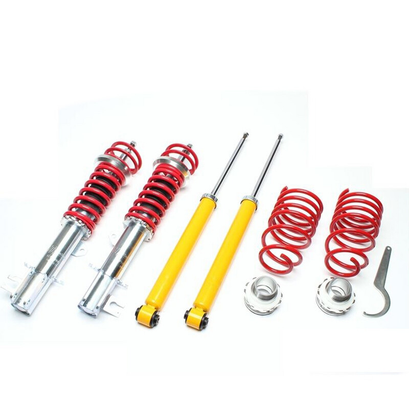 1x Assetto a GHIERA REGOLABILE per: Alfa Romeo Mito dal 2008- / Fiat Punto 199 / Grande Punto dal 2005- / Opel Corsa D dal 2006- / Opel Corsa E dal 2014- / OPEL Adam dal 2012-