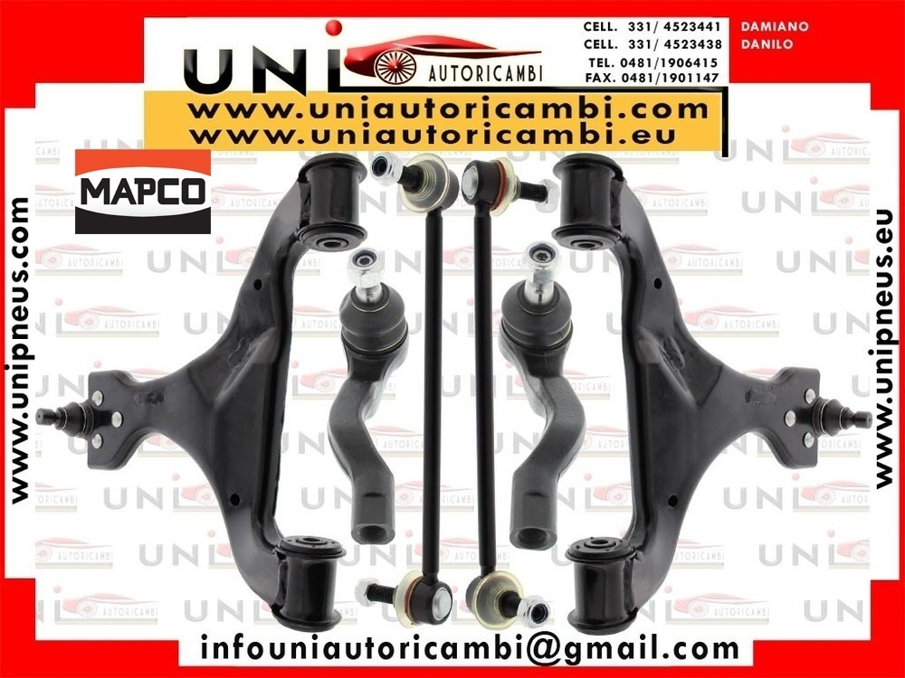 6x Bracci anteriori Mercedes Vito dal 2003 w639