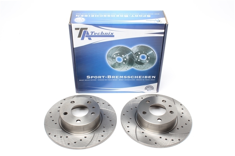 2 Dischi Posteriori Pieni Diametro 251x10 mm per ALFA 147 156 164 GT Berlina e Sportwagon
