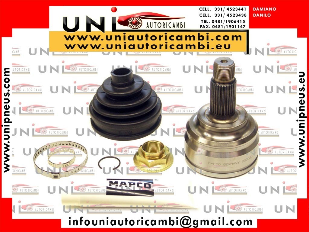 2 x Kit giunti Anteriori , Semiasse per: BMW X5 E53 dal 2001-