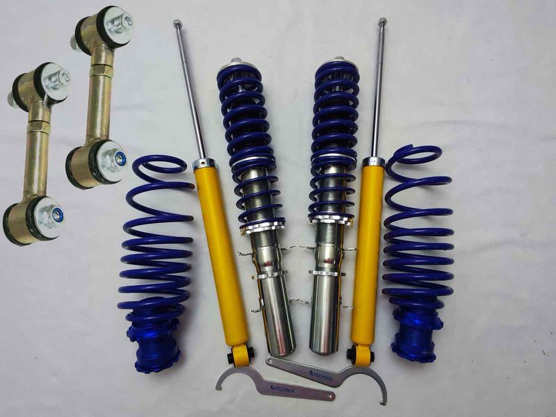 ASSETTO A GHIERA REGOLABILE + 2 BIELLETTE - VW GOLF 4 NEW BEETLE BORA - AUDI A3 8L