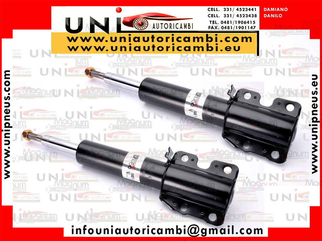 2 Ammortizzatori Anteriori per: MERCEDES SPRINTER 2-T (901, 902), SPRINTER 3-T (903), SPRINTER 4-T (904); VW LT 28-35 II, LT 28-46 II 0.0-2.9D 01.95-07.06