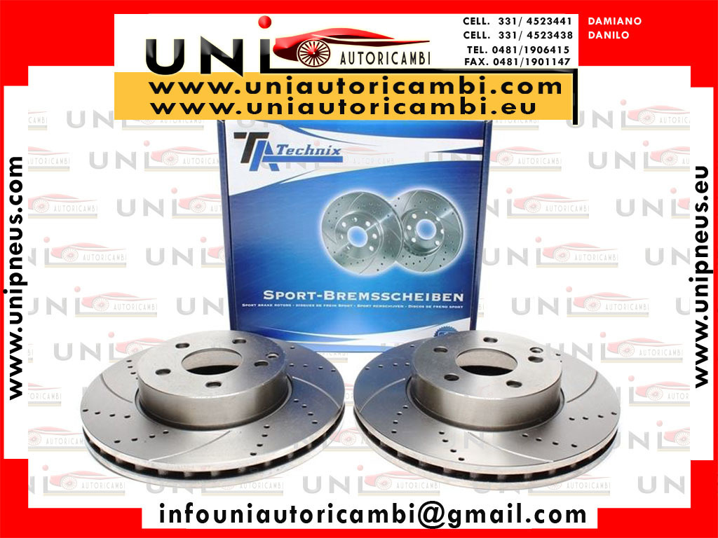 2 Dischi Anteriori Ventilati 295 x 28 per: MERCEDES C (C204), C T-MODEL (S204), C (W204), E (A207), E (C207), E T-MODEL (S212), E (W212), SLC (R172), SLK (R172) 1.6-3.0 01.07-