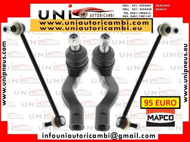 2 Testa barra d`accoppiamento + 2 Biellette per MERCEDES VITO VIANO W639 dal 2003-