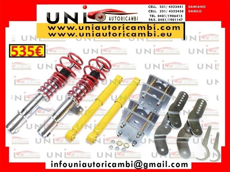 1 x Assetto a GHIERA REGOLABILE Volkswagen Caddy III 2K Anno da 2003 -