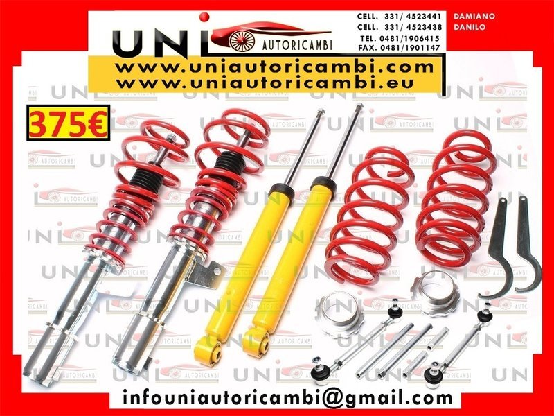 1 x Assetto a GHIERA REGOLABILE VW Golf VI 1K Incluso Cabriolet e Variant / Jetta IV 16 / Scirocco 13 anno da 2008