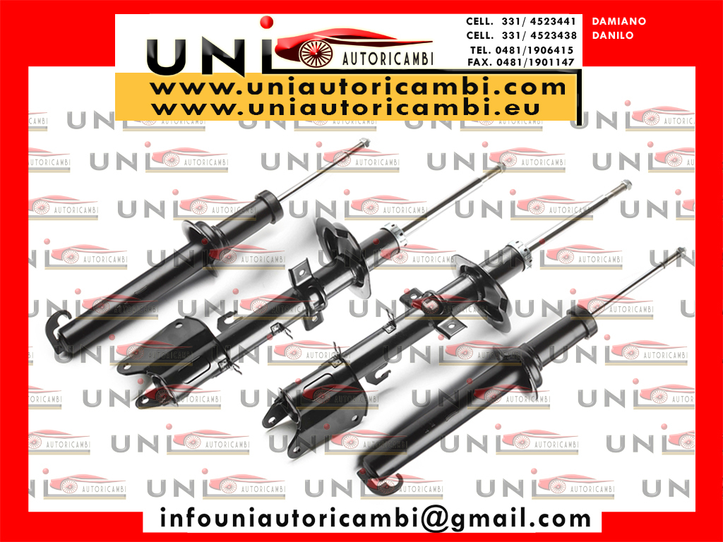 4x Ammortizzatori Normali a Gas per ALFA 147 156 GT da 1997 1.9 JTD