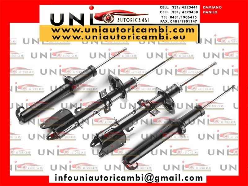 4x Ammortizzatori Normali a Gas per ALFA 147 156 GT da 1997 1.9 JTD