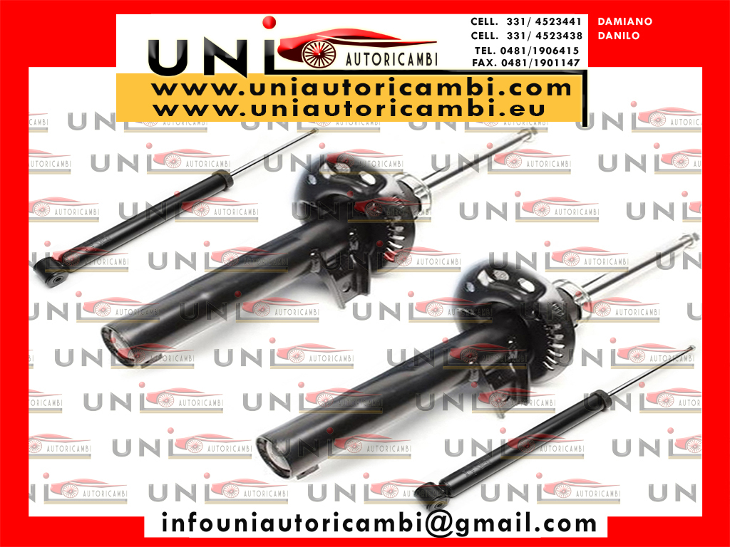 4X Ammortizzatori Normali a Gas per Audi A3 (8L, TT) da 09.1996 - 05.2003​