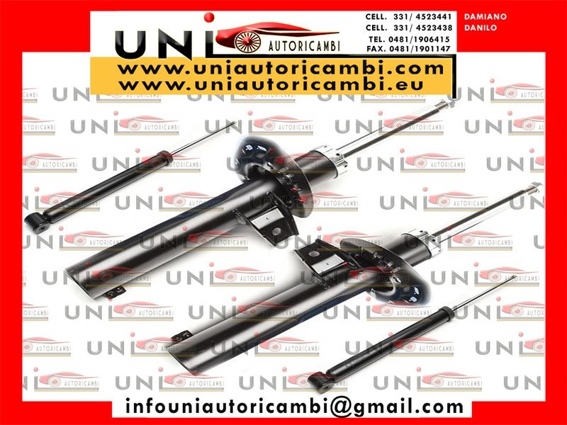4x Ammortizzatori Normali a Gas per Audi A3 (8L, 8X) da 09.1996 - 05.2003​