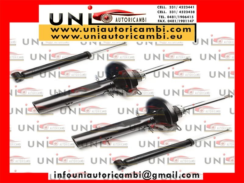 4x Ammortizzatori Normali a Gas per Audi A3 (8L) da 09.1996 - 05.2003​