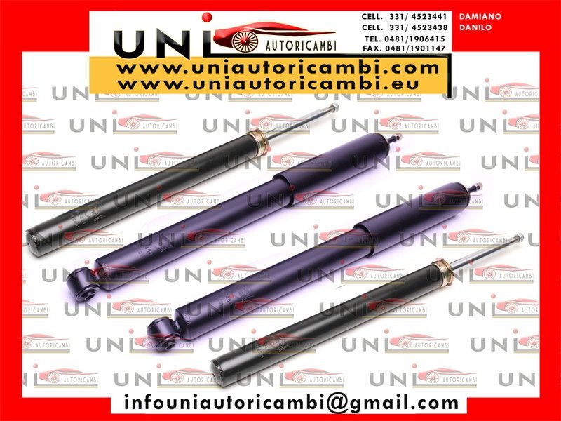 4x Ammortizzatori Normali a Gas per BMW Serie 3 (E30) dal 09/1982 - 06/1994