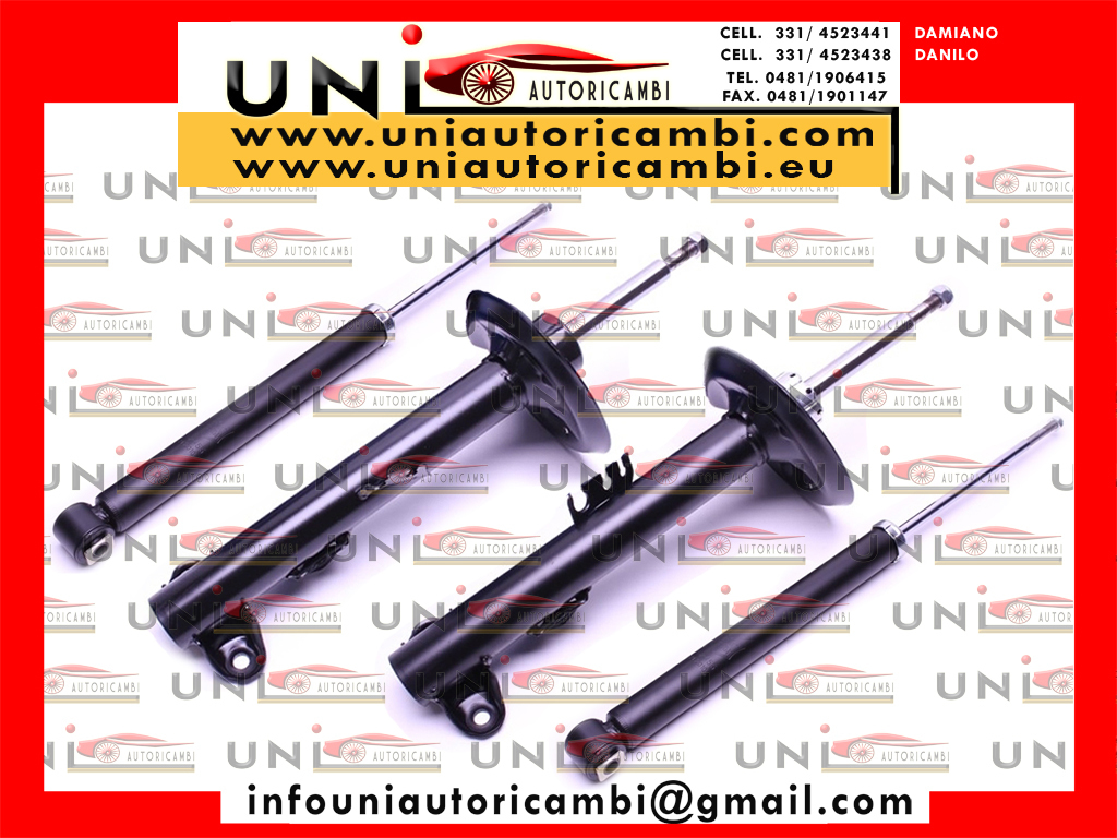 4x Ammortizzatori Normali a Gas per BMW Serie 3 (E36) da 11/1990 - 10/1999