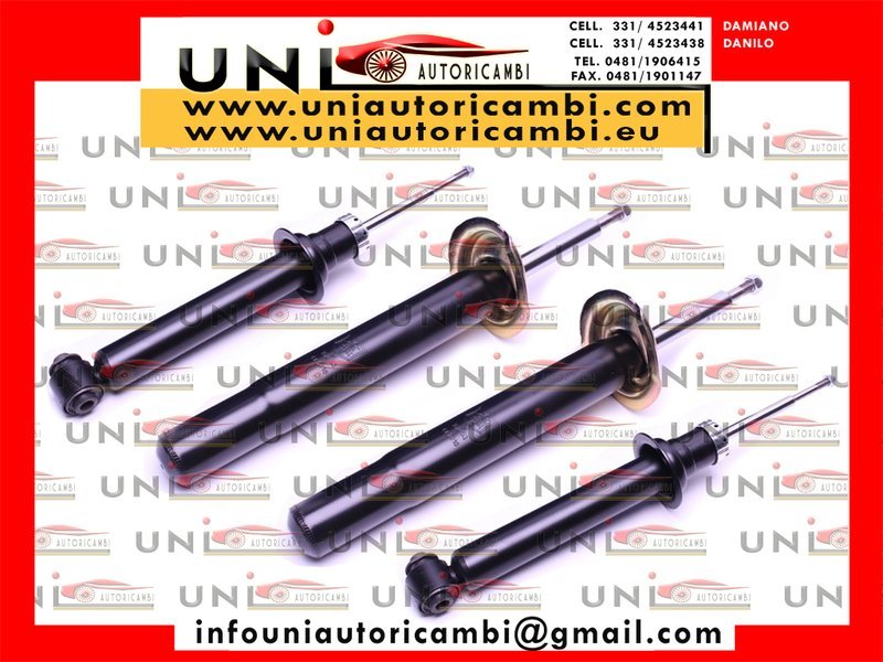 4x Ammortizzatori Normali a Gas per  BMW Serie 5 (E39) da 11.1995