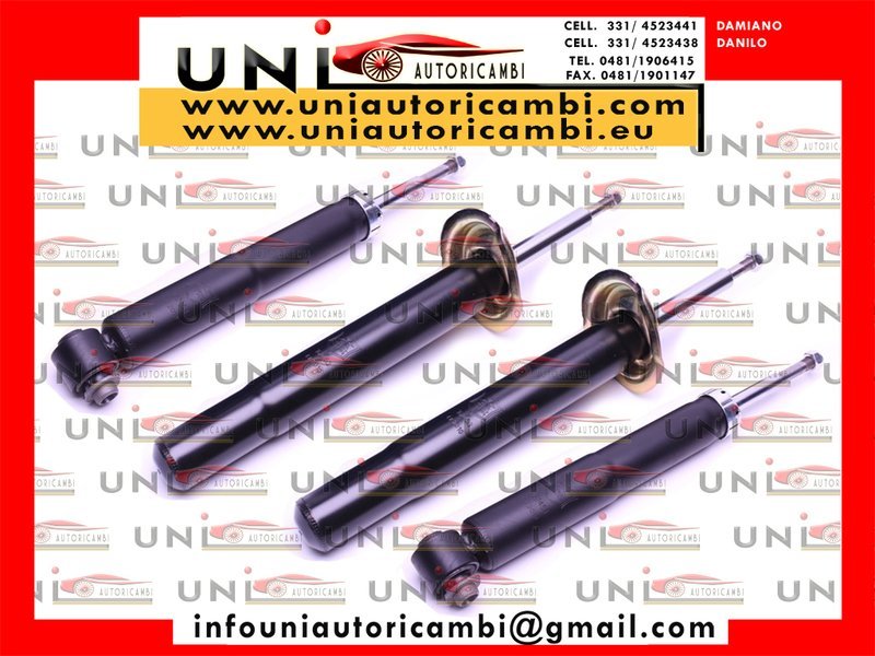 4x Ammortizzatori Normali a Gas per BMW Serie 5 Touring (E39) da 01.1997 - 05.2004