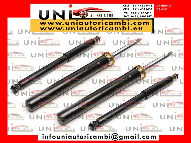 4x Ammortizzatori Normali a Gas per Daewoo Espero / Nexia / Lanos (KLEJ, KLETN, KLAT) da 1995