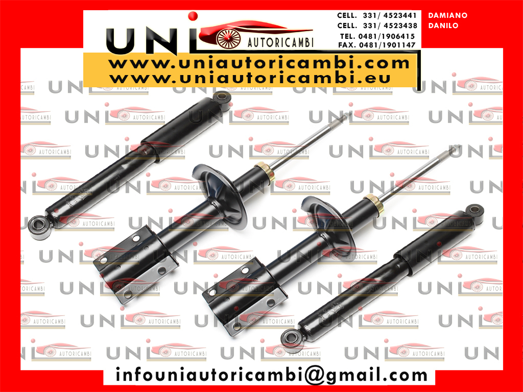 4x Ammortizzatori Normali  a Olio per Citröen Jumper / Fiat Ducato / Peugeot Boxer (230, 244) da 02/1994