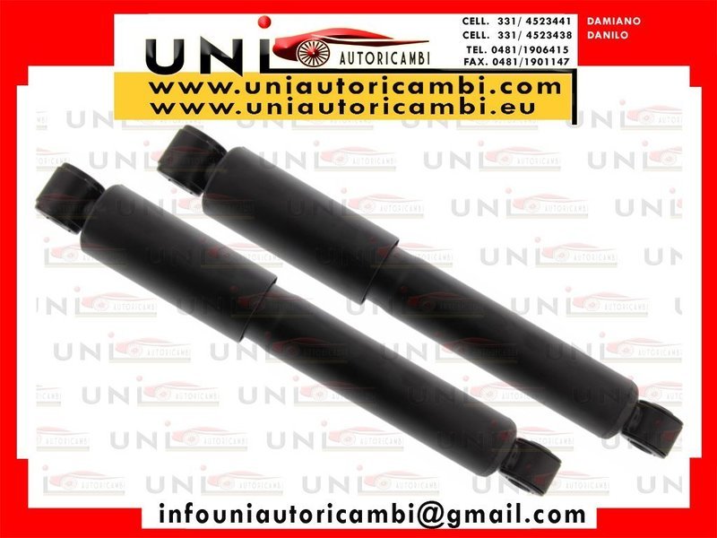 2 Ammortizzatori Posteriori FAST per: NISSAN KUBISTAR dal 2003 RENAULT KANGOO dal 1997 DACIA DOKKER dal 2012 MERCEDES BENZ CITAN  dal 2012
