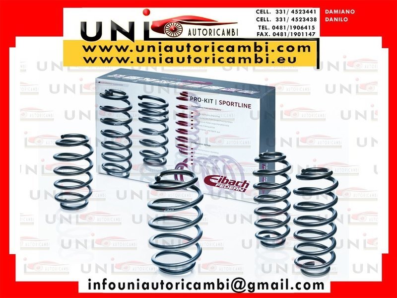 4 Molle Sportive Eibach Pro-Kit Abbassamento Anteriore 30mm Abbassamento Posteriore 20-25 mm