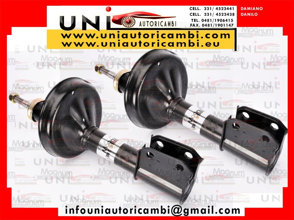 2 Ammortizzatori Anteriori MAGNUM ad Olio per: NISSAN KUBISTAR x76 dal 2003 NISSAN KUBISTAR Furgonato X80 dal 2003 RENAULT KANGOO KC0/1 dal 1997 RENAULT KANGOO Express FC0/1 dal 1997