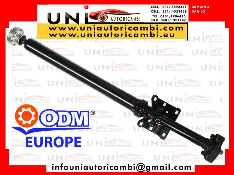 Albero cardanico , Trasmissione al ponte per: VW TOUAREG (7LA, 7L6, 7L7) dal 2002