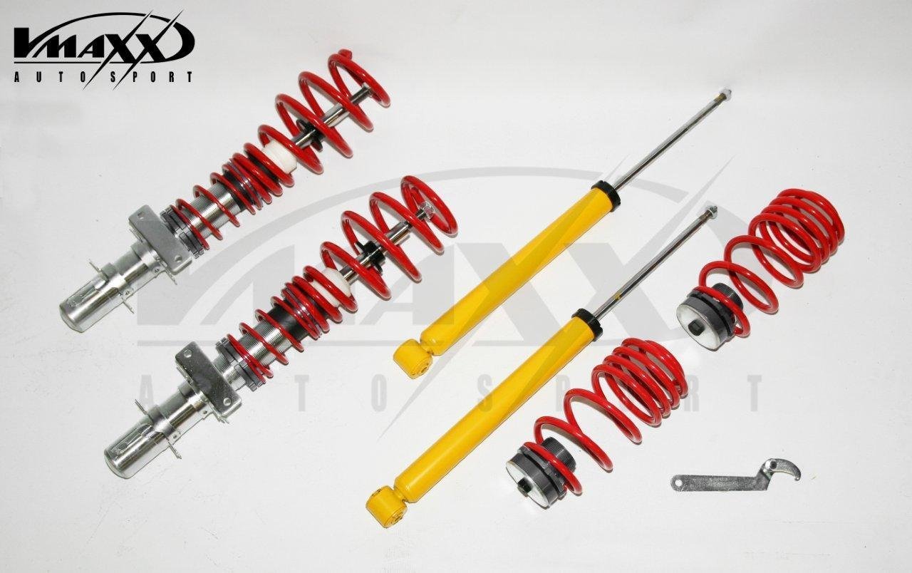 ASSETTO A GHIERA REGOLABILE V-MAXX Seat 6L Cordoba Cupra/R da 04.2002 a 2008 / Seat 6K Ibiza da 04.2002 a 2008 / Skoda (6Y) Fabia da 12.99 a 12.07, VW Fox