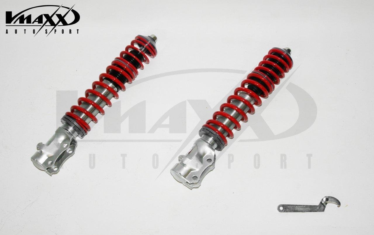 2 Ammortizzatori Anteriori da ASSETTO A GHIERA REGOLABILE V-MAXX  Seat (6K9) Inca da 1996 a 2003, VW Caddy II (9K) da 96 a 03