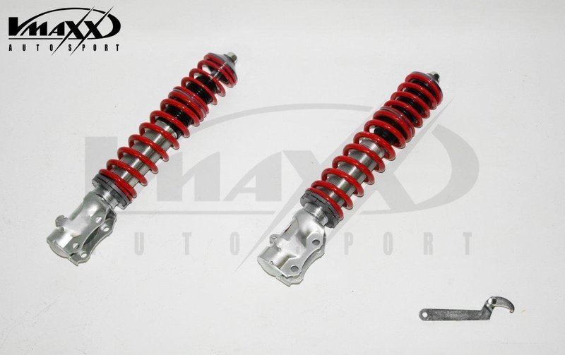 2 Ammortizzatori Anteriori da ASSETTO A GHIERA REGOLABILE V-MAXX  Seat (6K9) Inca da 1996 a 2003, VW Caddy II (9K) da 96 a 03
