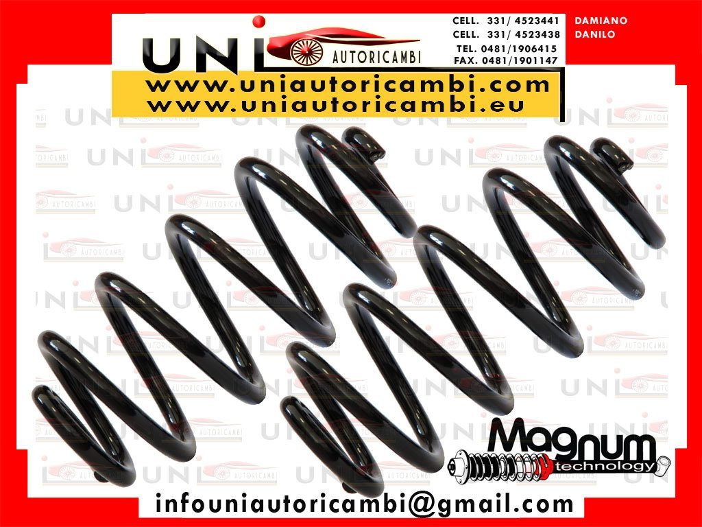2 Molle Posteriori Normali per MERCEDES-BENZ	VIANO (W639) dal 2003 MERCEDES-BENZ	VITO / MIXTO Furgonato (W639) dal 2003 MERCEDES-BENZ	VITO Autobus (W639) dal 2003