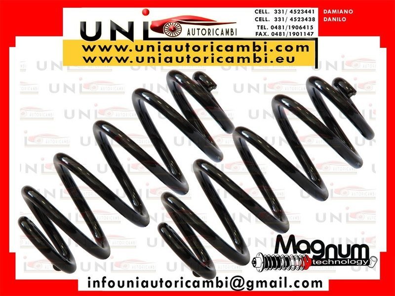2 Molle Posteriori Normali per MERCEDES-BENZ	VIANO (W639) dal 2003 MERCEDES-BENZ	VITO / MIXTO Furgonato (W639) dal 2003 MERCEDES-BENZ	VITO Autobus (W639) dal 2003