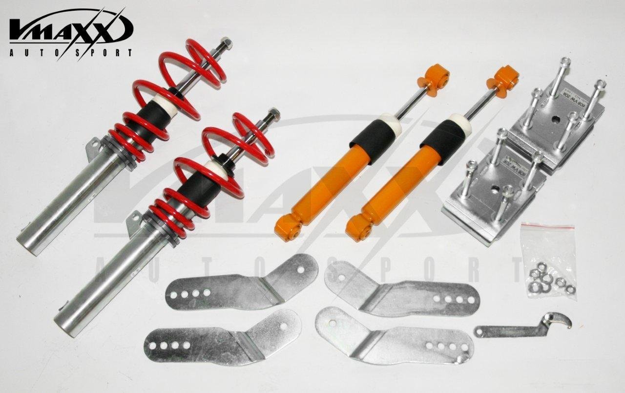 ASSETTO A GHIERA REGOLABILE V-MAXX VW Caddy III (2K) da 04  1.2 / 1.6 / 2.0 / 2.0SDi / 1.6TDi / 1.9TDi excl.DSG / 4x4