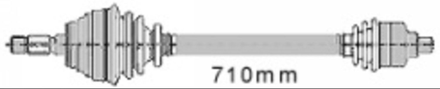 Albero Motore Semiasse Anteriore DESTRO DX / Renault Rapid Furgonato da 1985 /  Renault Super 5 (B/C40)   da ​ 1984 /Renault Super 5 (B/C40) ​Cat  da 1985 /   Renault Super 5 (B/C40) ​Turbo