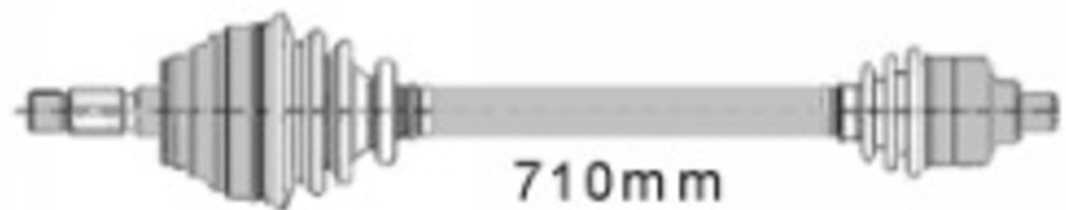 Albero Motore / Semiasse Anteriore DESTRO/Renault Clio I (B/C57,5/357) da 05.1990 a 09.1998